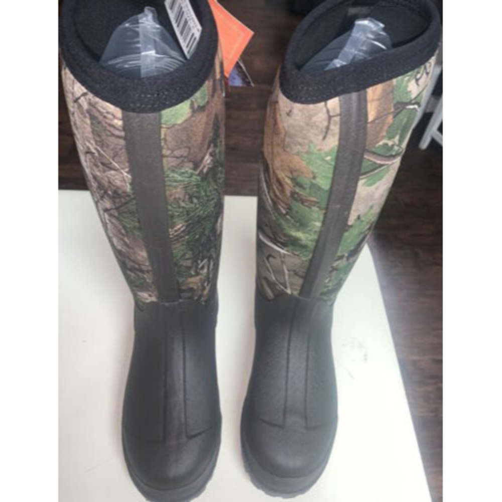 Pro Line Winchester Rubber Camo Boots Realtree Xtra Size boy's 6 Steel Shank